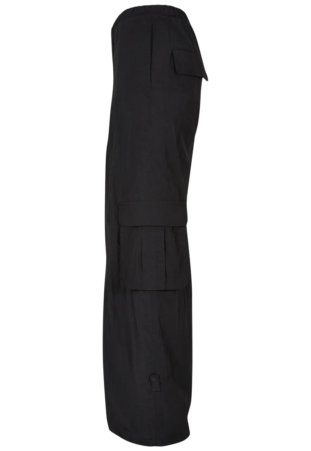 Impericon Wide Crinkle Nylon Hose Black Damen