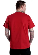 Impericon Bird Maroon/White T-Shirt bordeaux