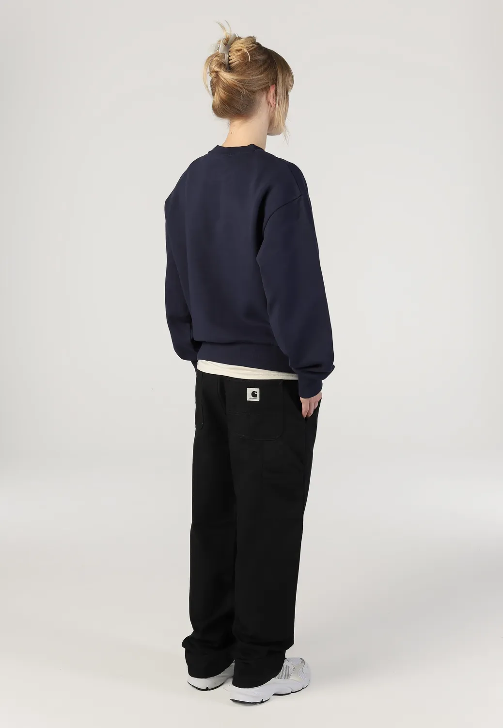 Impericon W Casey Dark Navy Silver Sweater Damen XS-L