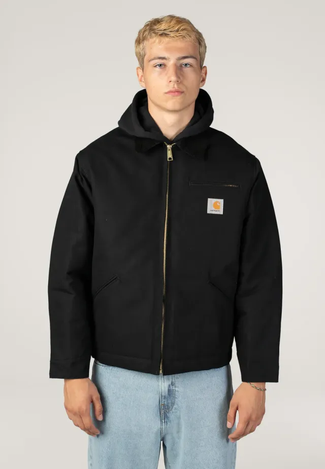 OG Detroit Rigid Black/Black Jacke Canvas schwarz