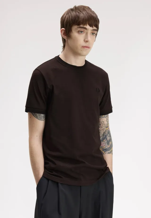 Impericon Twin Tipped Rich Brown/Black T-Shirt Jersey Größe