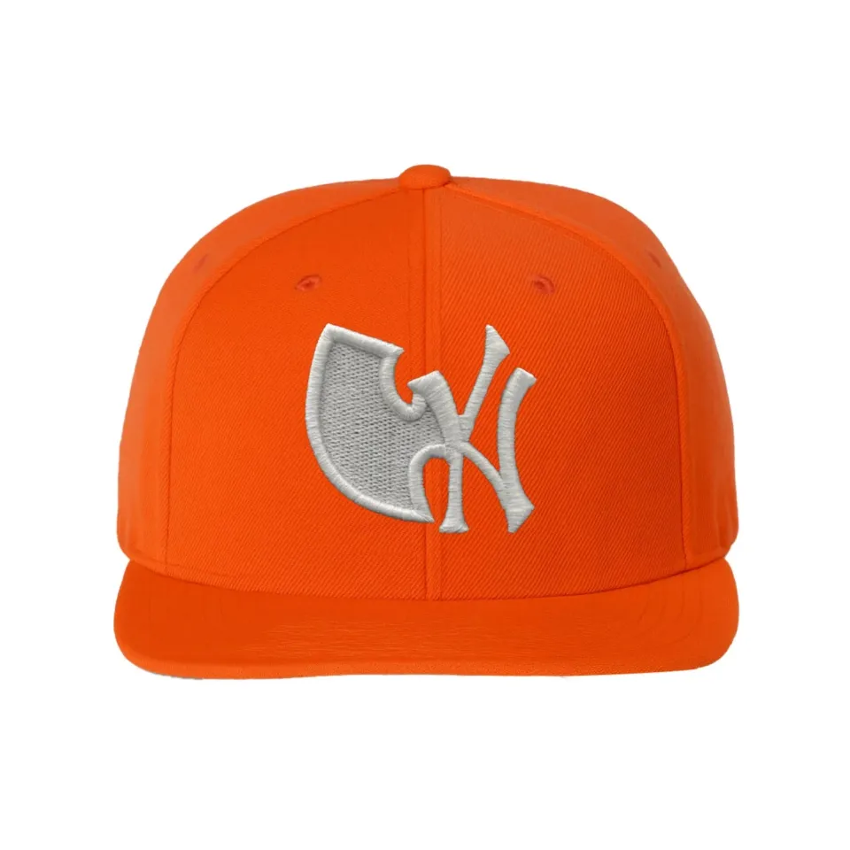 Wu-Tang Wu York Snapback Cap Orange