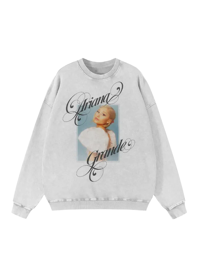 Ariana Grande AG Photo Crewneck Sweatshirt S-3XL Print