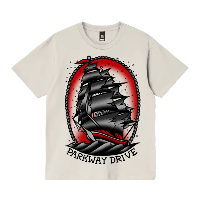Parkway Drive Home Is For The Heartless T-Shirt beige oversized