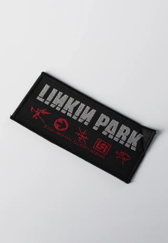 Linkin Park Hybrid Theory Logo Aufnäher schwarz