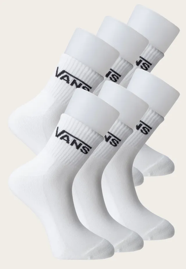 Impericon Classic Half Crew Pack of 6 Socken Weiß