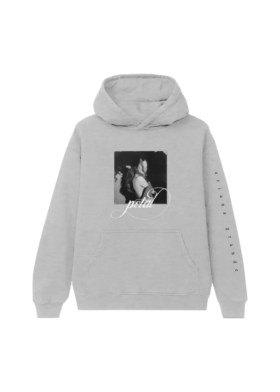 Ariana Grande Petal Hoodie Grau Puff-Print S-3XL
