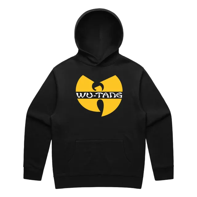 Wu-Tang Classic Wu Hoodie Schwarz-Gelb Fan-Hoodie