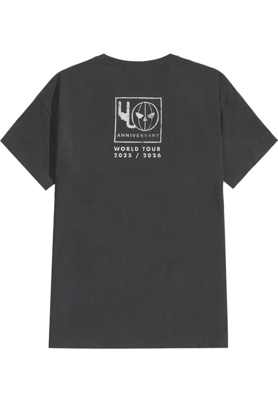 Impericon Classic Logo Acid Washed T-Shirt schwarz