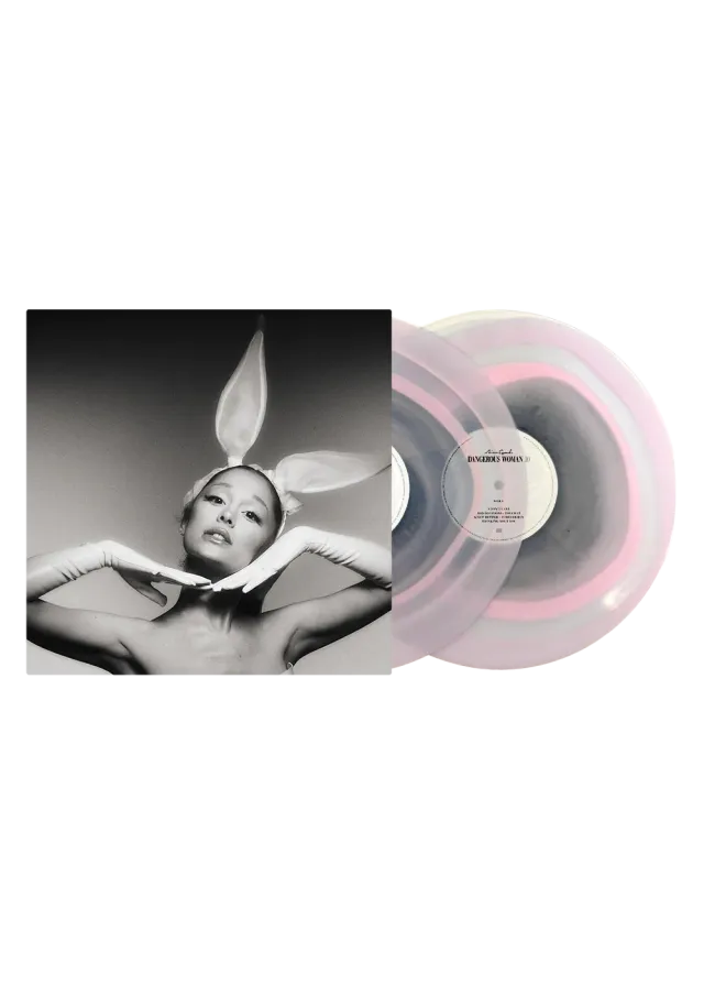 Ariana Grande Dangerous Woman Tenth Anniversary 2LP Vinyl Pink Clear