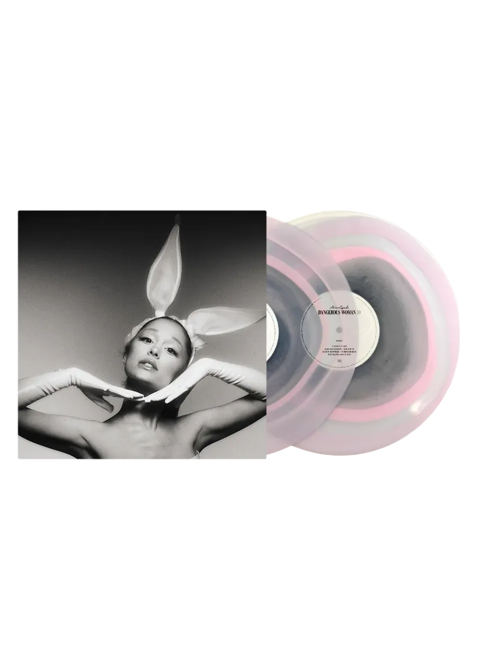 Ariana Grande Dangerous Woman Tenth Anniversary 2LP Vinyl Pink Clear