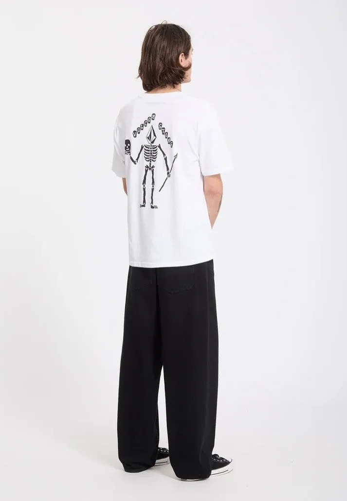 Impericon Felix Skull White T-Shirt M Jersey
