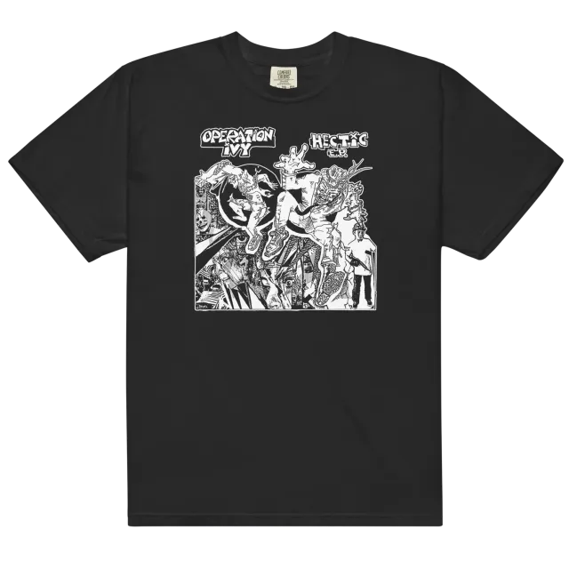 Operation Ivy Hectic T-Shirt Schwarz Baumwolle EP-Cover