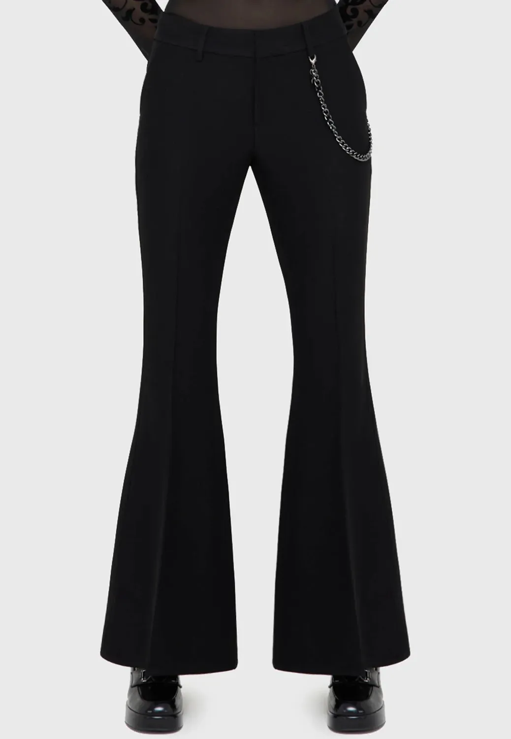 Impericon Vile Vixen Flares Hose schwarz Flare Fit