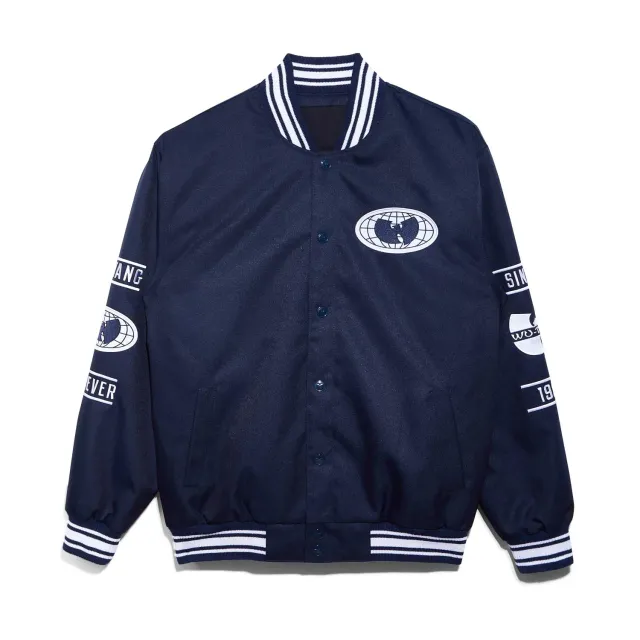 Wu-Tang All-City Jacke Navy White Polyester