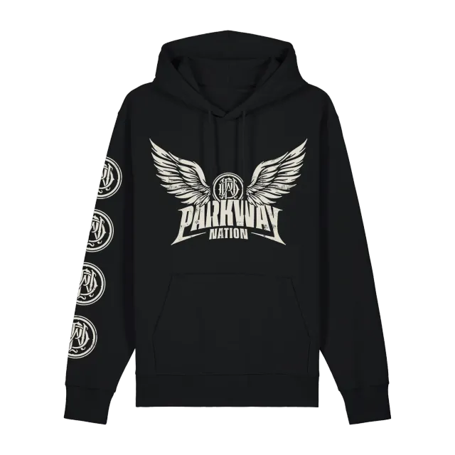 Parkway Drive Parkway Nation Hoodie Schwarz 350 GSM S-3XL