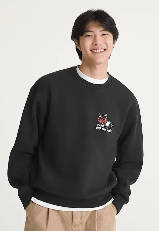 Impericon Old Scratch Crew Black Sweater Schwarz