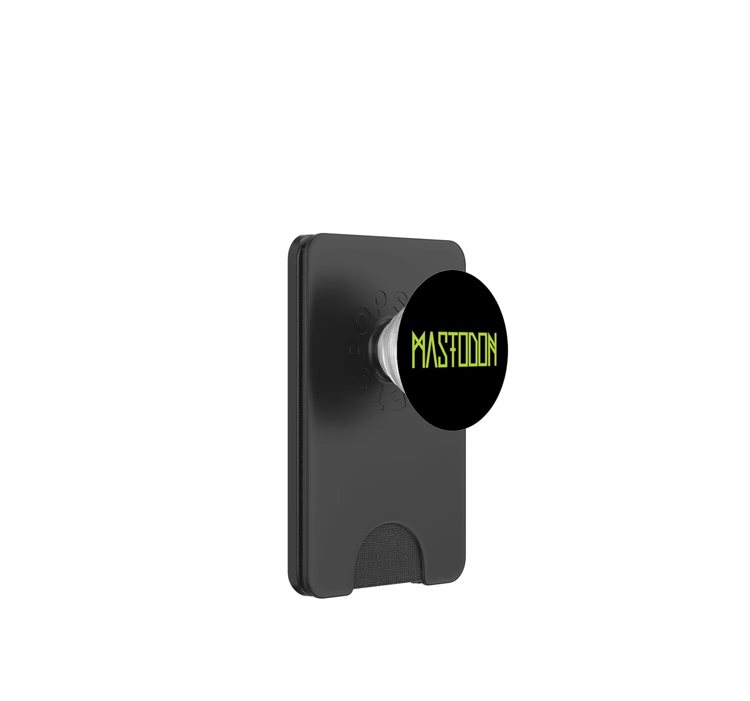 Mastodon Neon Green Logo PopGrip klebend offiziell