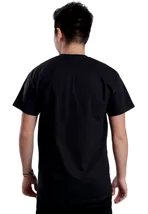 Impericon Floral T-Shirt Schwarz