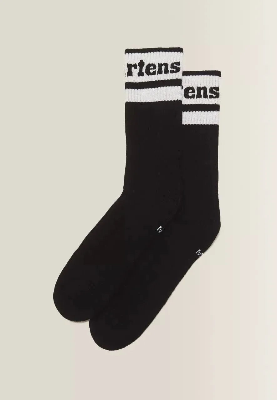 Impericon Athletic Logo Black/White Socken Schwarz
