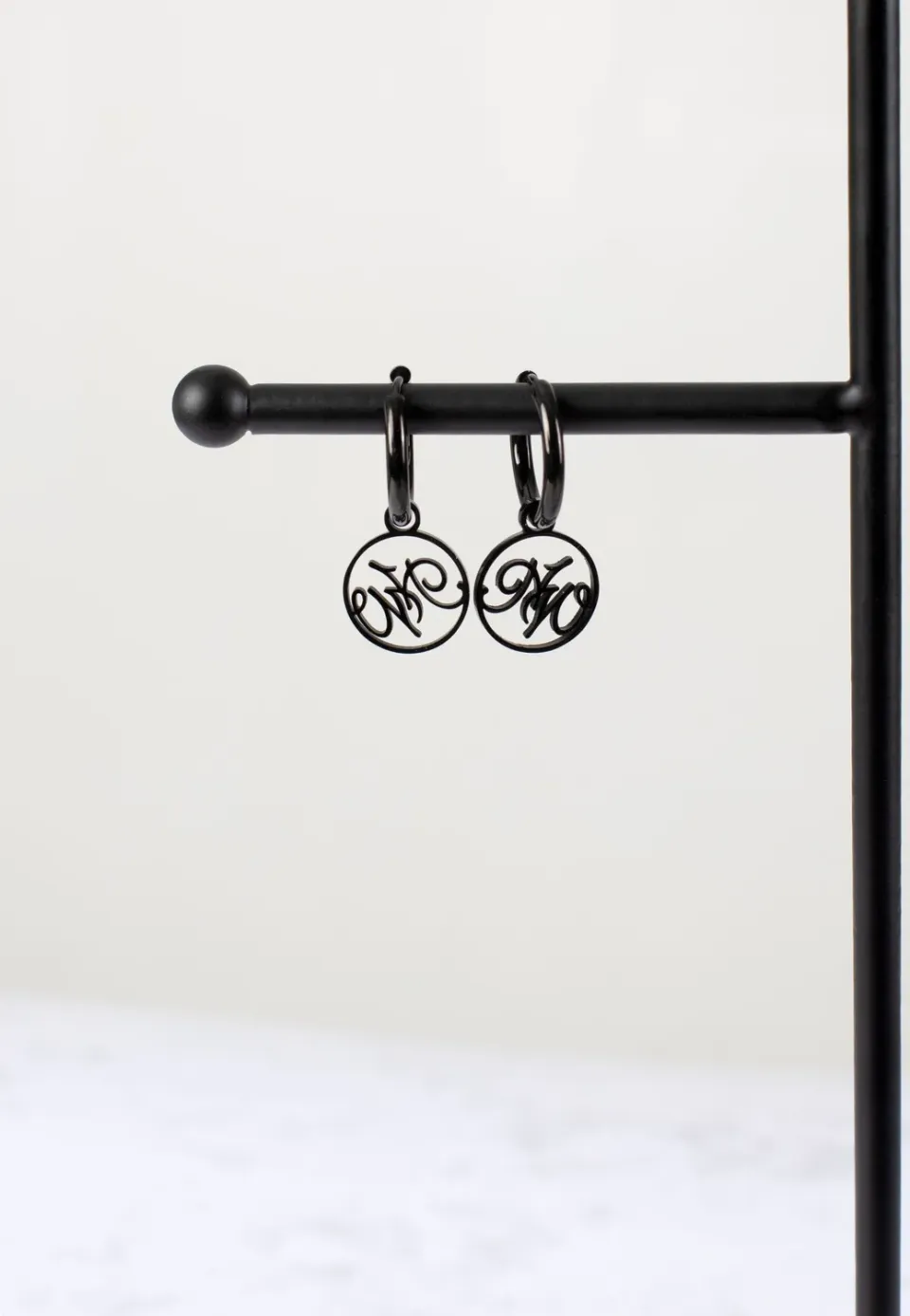 Impericon Little Cutted Hoops Ohrringe schwarz