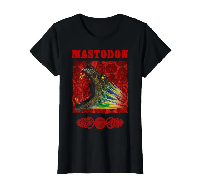 Mastodon Rainbow Lion T-Shirt Bunt