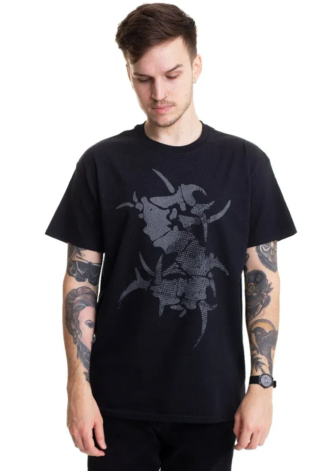Impericon Grey Icon T-Shirt schwarz L Jersey