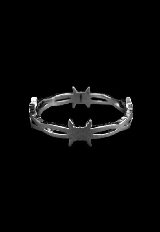 Impericon Wire Silver Ring silber