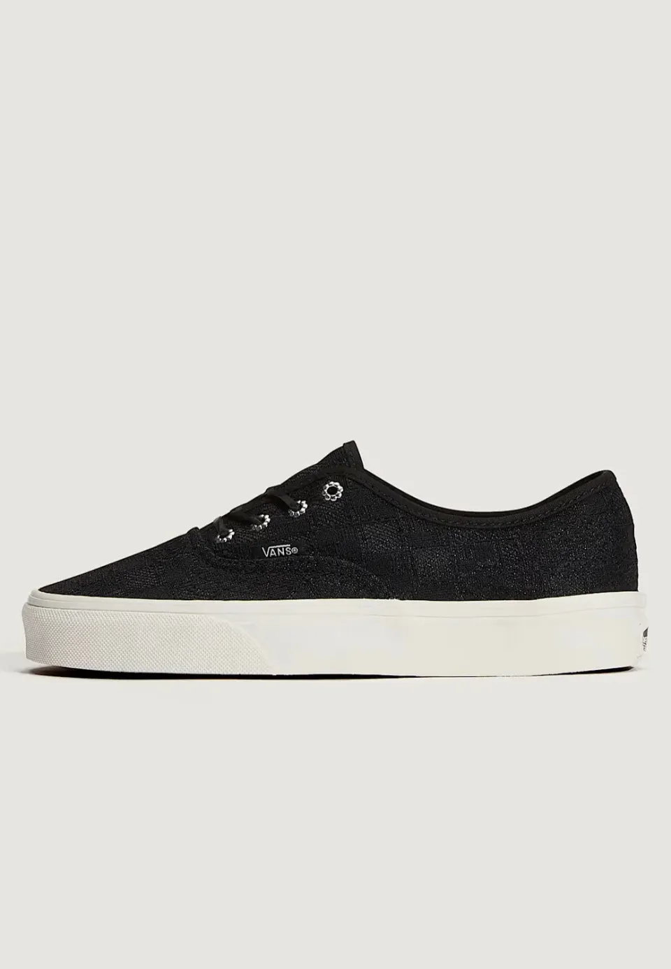 Vans Authentic Laced Black Girl Skate-Schuhe schwarz