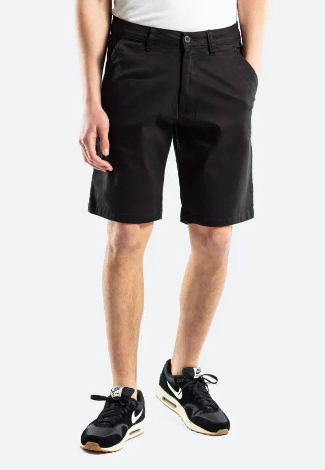 Impericon Flex Grip Chino Shorts Schwarz Regular Fit