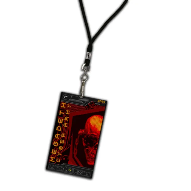 Megadeth Cyber Army 2023 Laminat Backstage-Pass Sammler