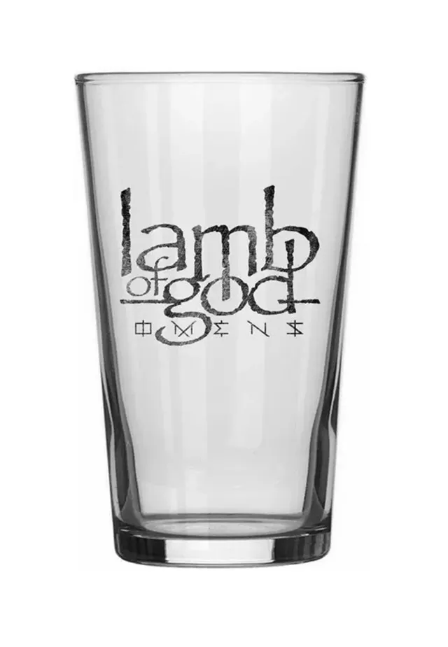 Lamb of God Omens Glas Thrash Metal Merch Onesize