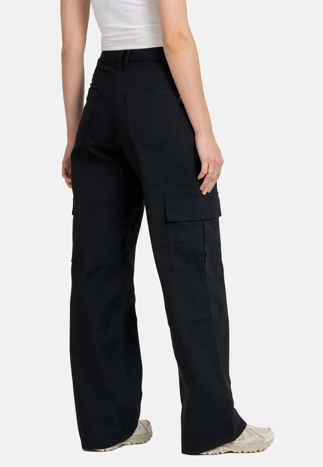 Impericon Mia Cargo Deep Black Hose Schwarz