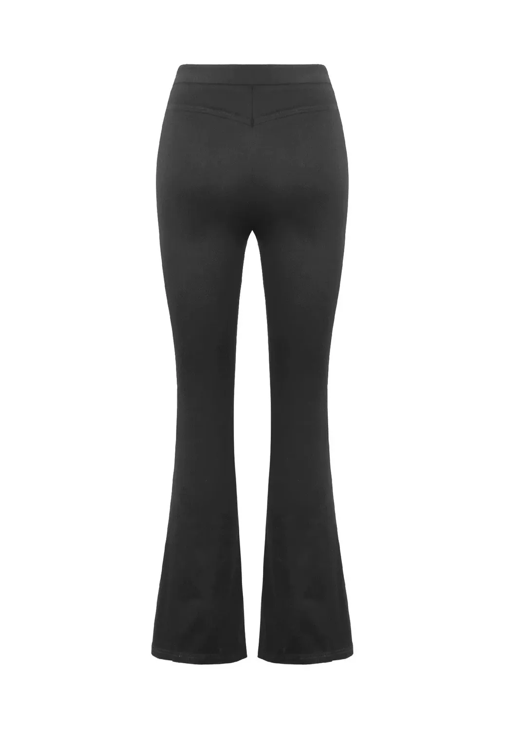 Dark Rift Mesh Patchwork Flare Hose schwarz Gothic