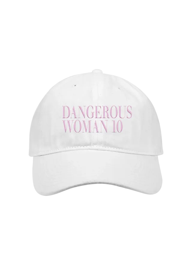 Ariana Grande Dangerous Woman 10 Cap weiß Dad Hat