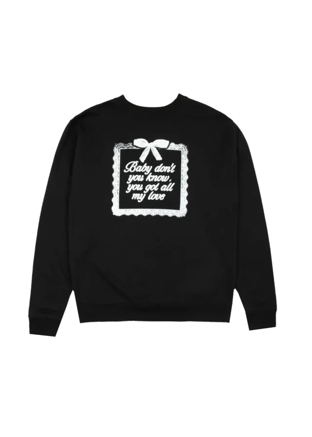 Ariana Grande Yours Truly All My Love Crewneck Sweatshirt Baumwolle