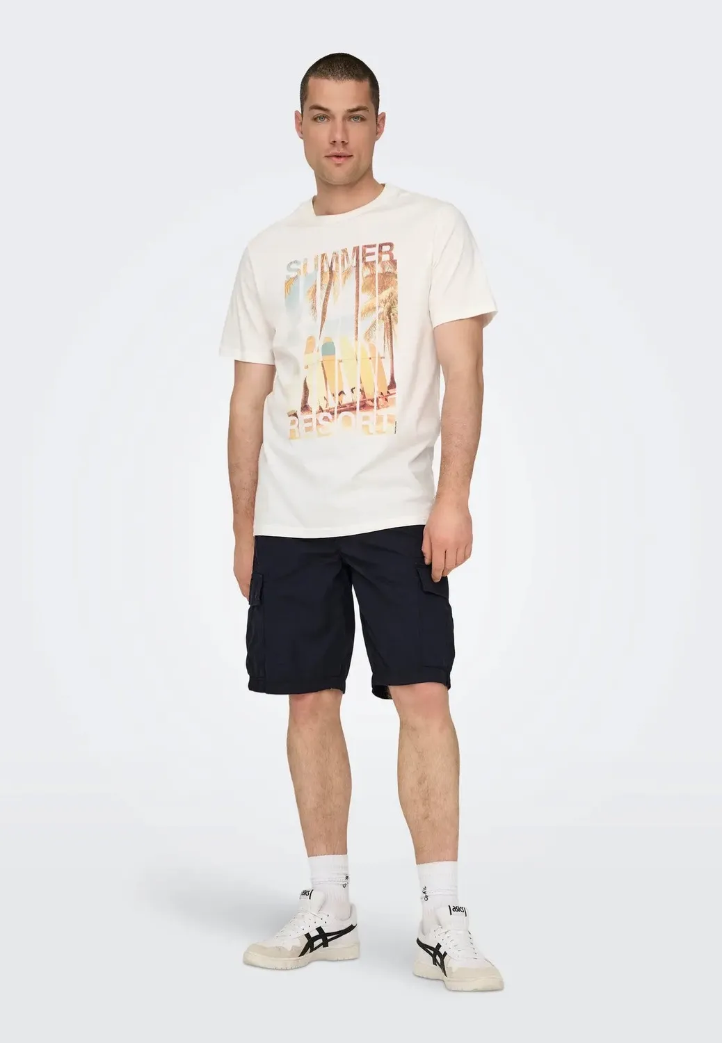 Impericon Loc 0157 Black Cargo Shorts Schwarz