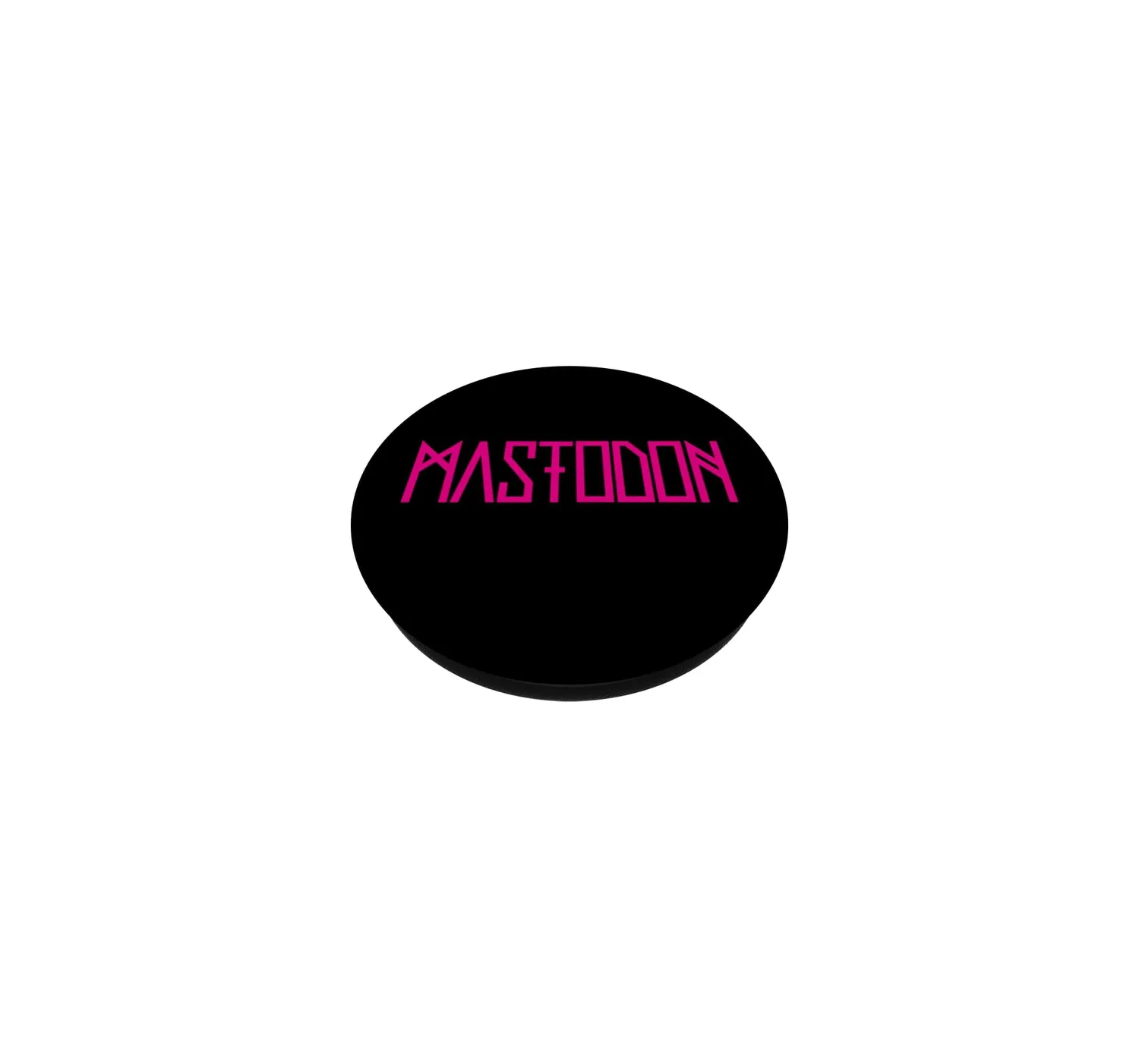 Mastodon Neon Pink Logo PopGrip klebend