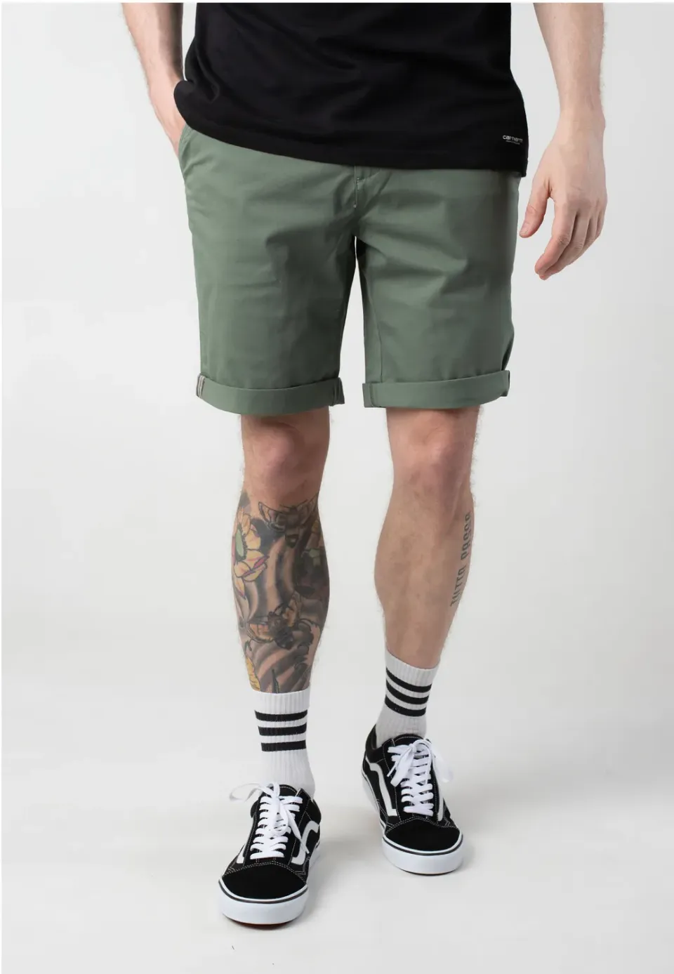 Impericon Signature Chino Pale Khaki Shorts W30