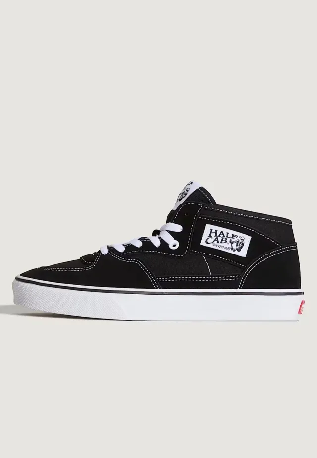 Impericon Half Cab Decon Black/True White Schuhe Suede
