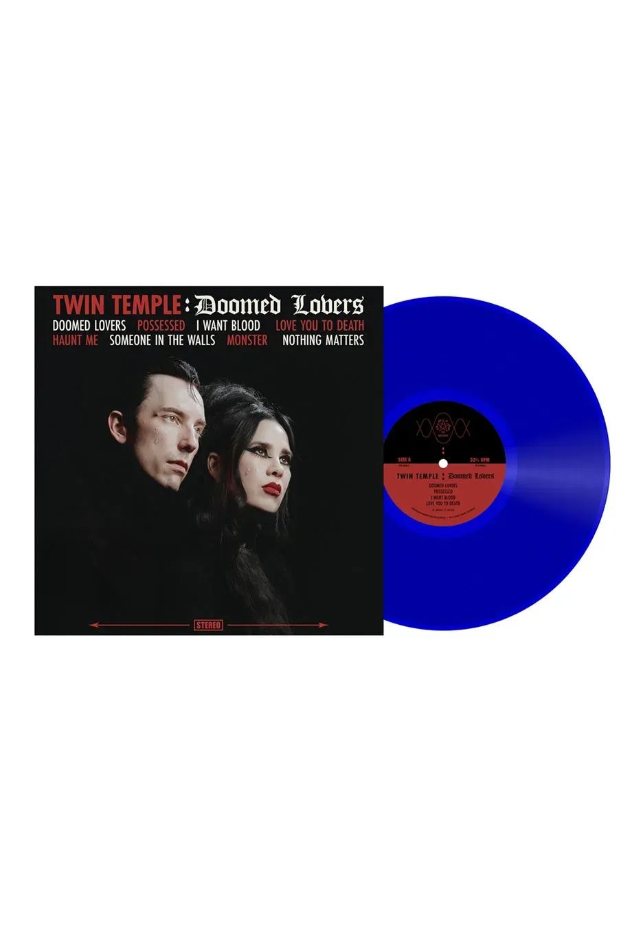 Impericon Doomed Lovers Vinyl Crying Translucent Blue Rock