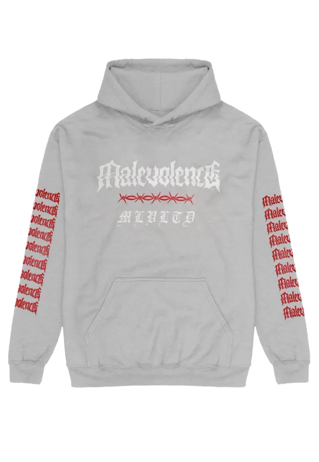 Impericon Barbed Wire Sportsgrey Hoodie grau Unisex