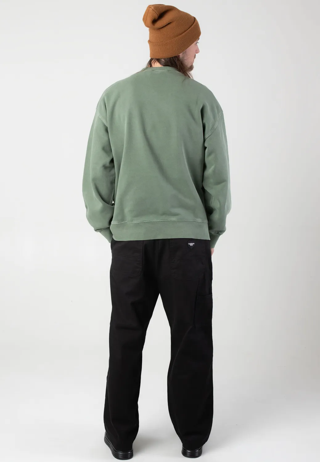 Impericon Nelson Garment Dyed Park Sweater grün