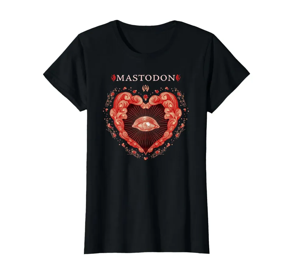 Mastodon Cts Heart T-Shirt Herz-Print