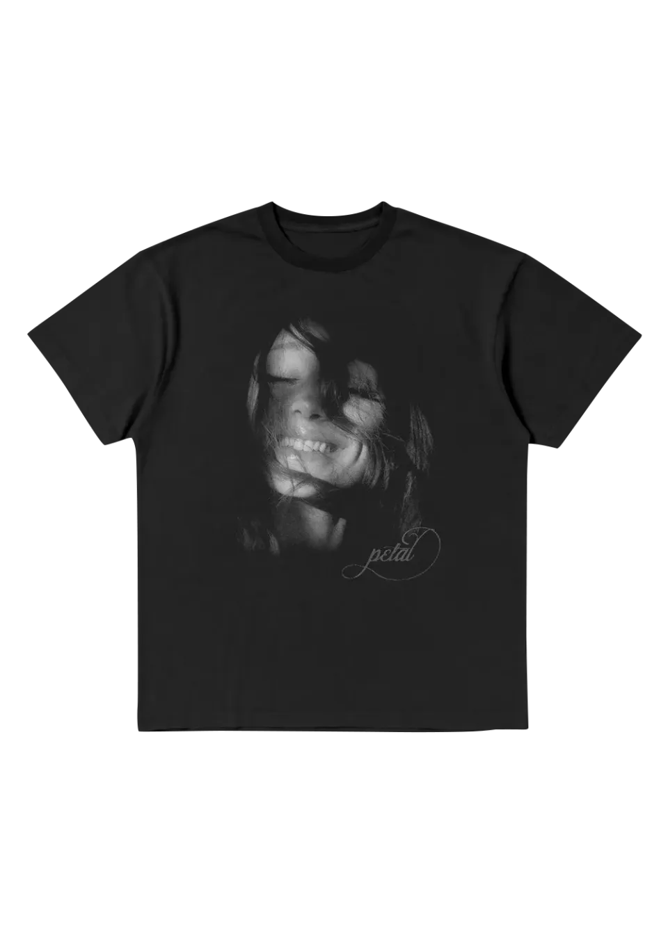 Ariana Grande Petal Portrait T-Shirt Siebdruck Shirt