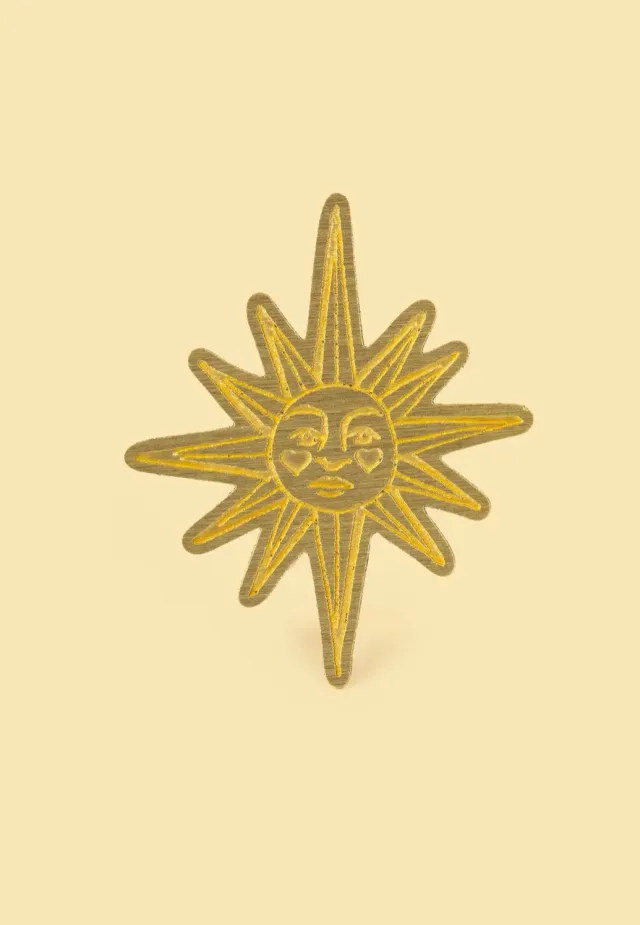 Impericon Sun Gold Pin Gothic gold Onesize
