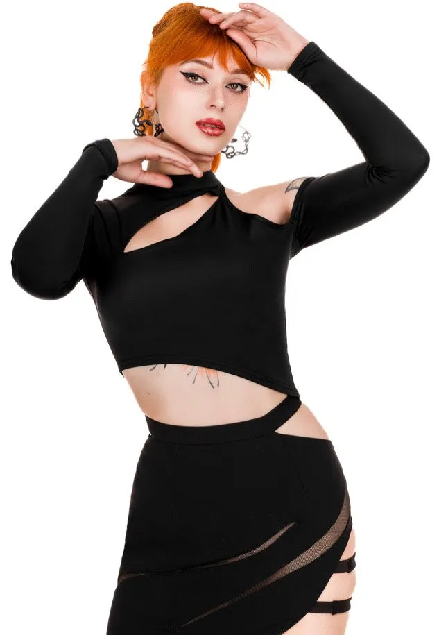 Impericon Delaney Asymmetric Rock Schwarz Split