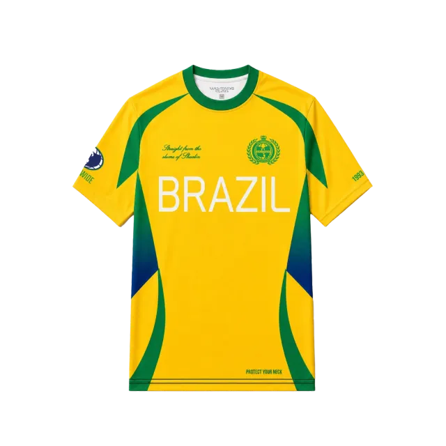 Wu-Tang Global Pride Brazil Trikot Gelb Grün Nr. 36