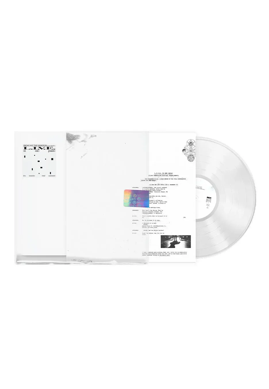 Bring Me The Horizon L.I.V.E. Sao Paulo Vinyl transparent 2LP