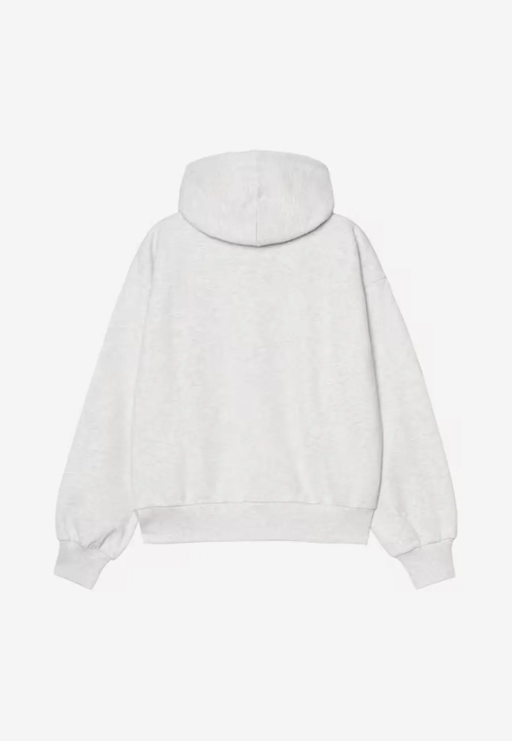Impericon W Hooded Casey Ash Heather Silver Zipper Damen